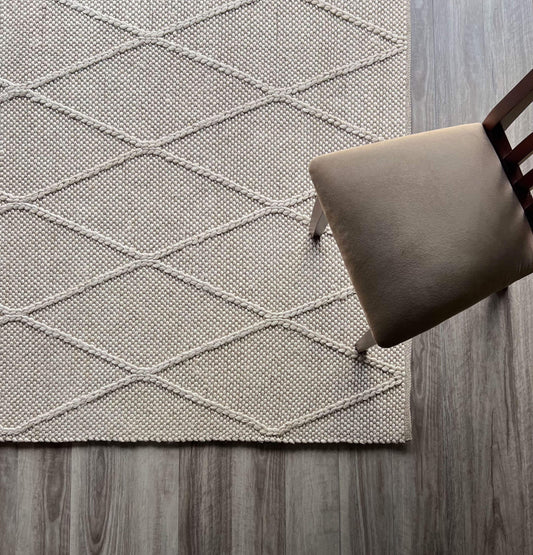 Diamond Cream Rug