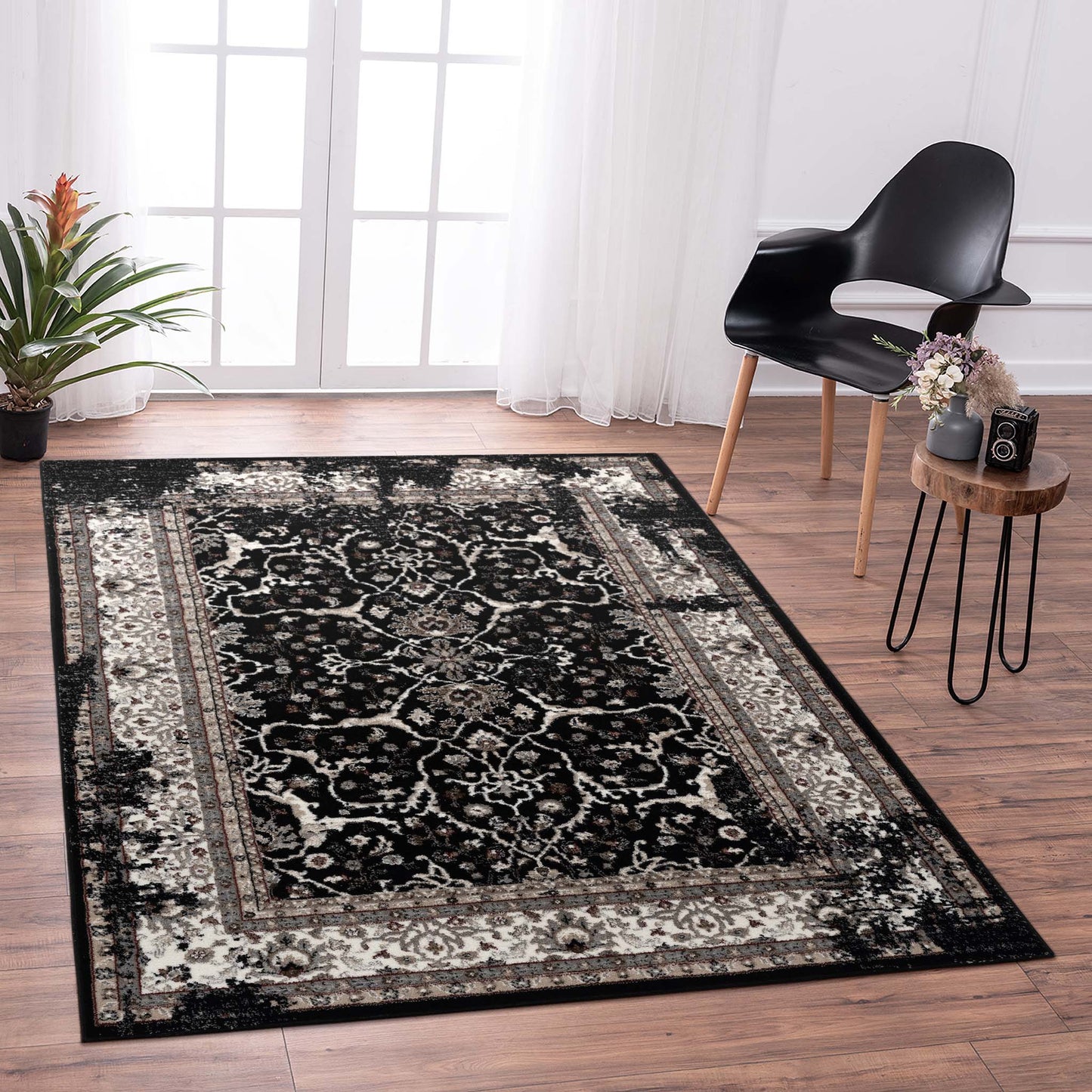 Dynasty Black Rug
