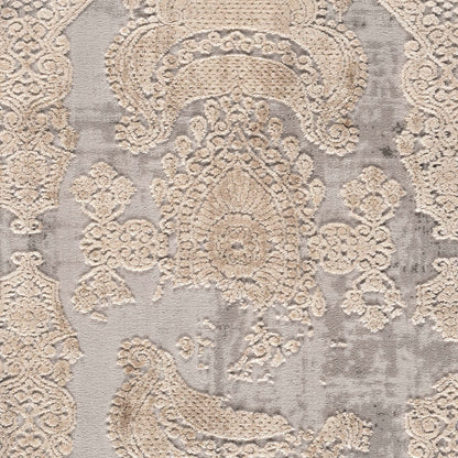 Envy Grey Round Rug