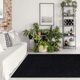 Europa Black Rug