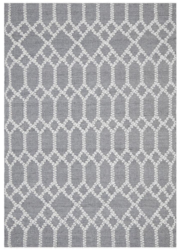 HUDSON TRIBAL TRELLIS NUDE SOFT PINK RUG