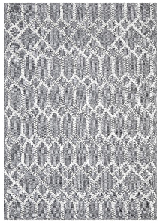 HUDSON TRIBAL BLUE FLOOR RUG