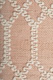 HUDSON TRIBAL TRELLIS NUDE SOFT PINK RUG