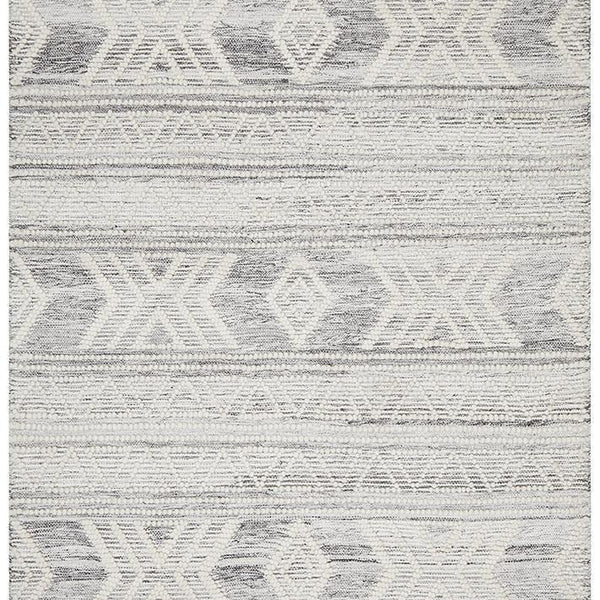 HUDSON SILVER HAND WOVEN TRIBAL RUG