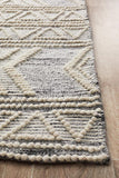 HUDSON SILVER HAND WOVEN TRIBAL RUG