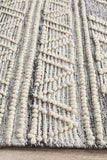 HUDSON SILVER HAND WOVEN TRIBAL RUG