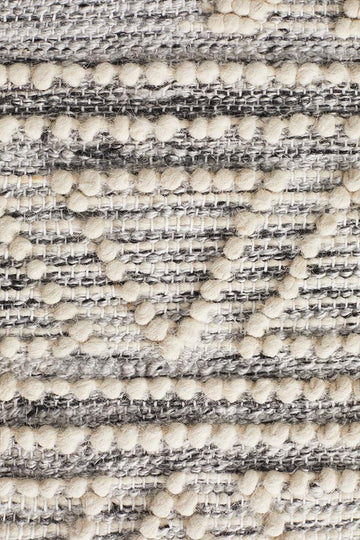 HUDSON SILVER HAND WOVEN TRIBAL RUG