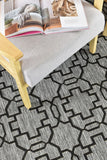 Alaska Grey Black Rug 208-DM9E