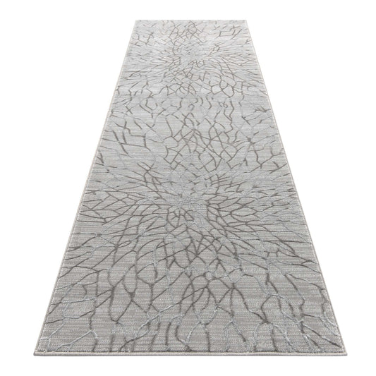 Lotus Grey Hallway Runner