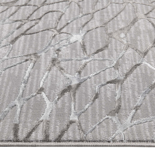 Lotus Grey Hallway Runner