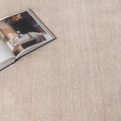 Lamia Beige Hand-Knotted Wool Rug