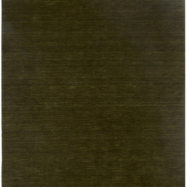 Lamia Green Hand-Knotted Wool Rug