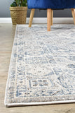Medina Blue L.Grey Rug 0320C