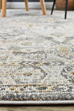 Medina Grey Mustard Rug 0320C