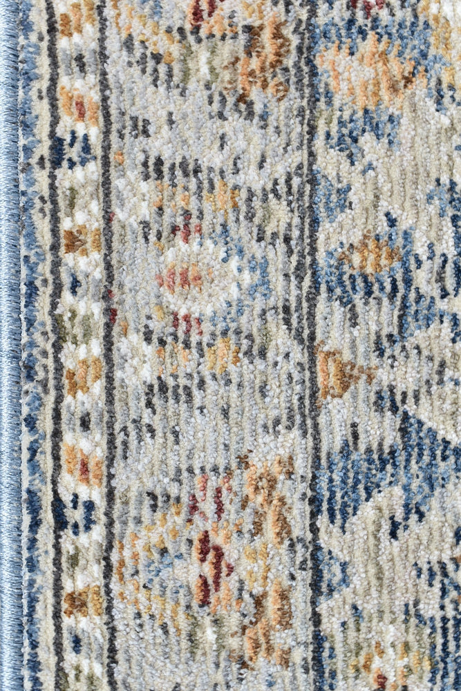 Medina Dark Blue Runner Rug A156A