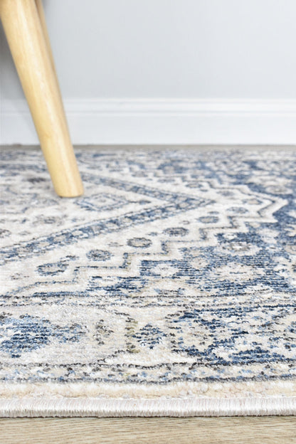 Medina Cream Blue Rug A161A