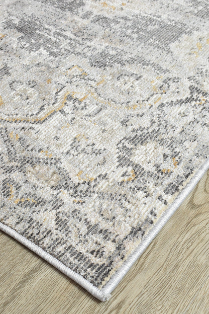 Medina L.Grey Runner Rug 0318A