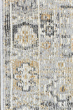 Medina Grey Mustard Rug 0320C