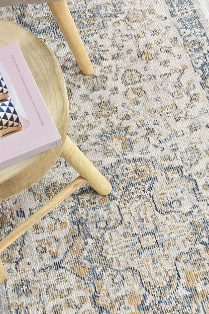 Medina Blue Grey Rug 0321B