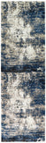 Dahlia 651 White Blue Runner