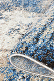 Dahlia 651 White Blue Runner