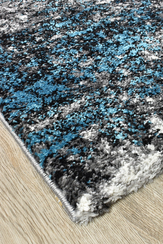 Dahlia 651 White Turquoise Runner