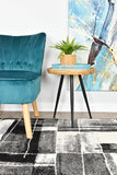 Dahlia 297 Dark Grey Black Runner