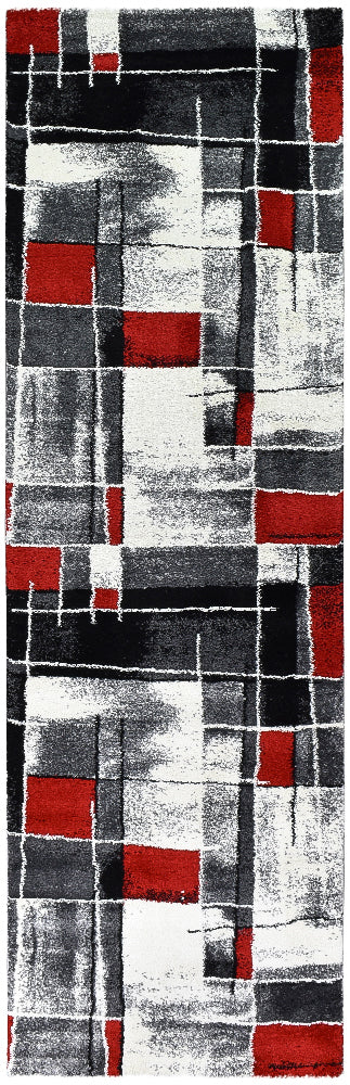 Dahlia 297 Dark Grey Red Runner