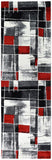 Dahlia 297 Dark Grey Red Runner