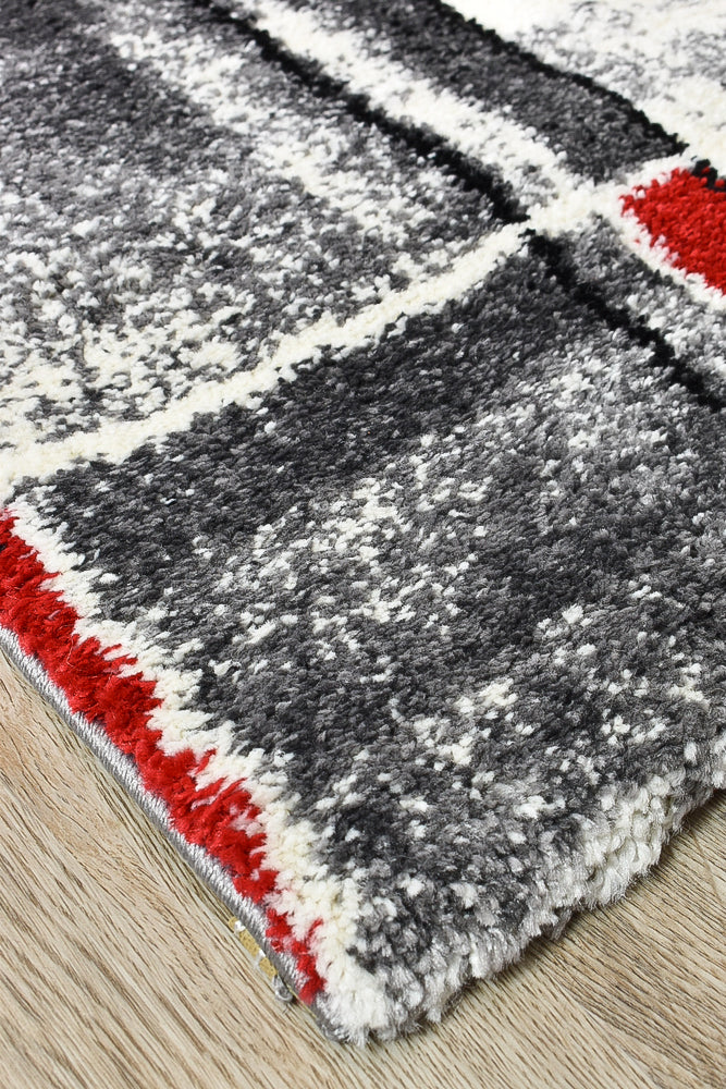 Dahlia 297 Dark Grey Red Runner