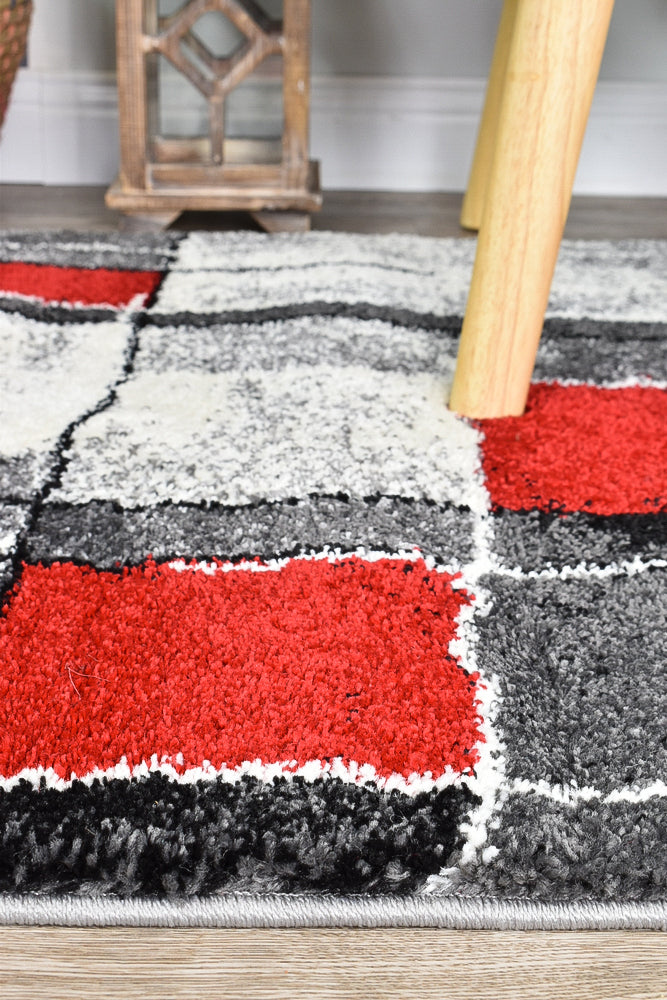Dahlia 297 Dark Grey Red Runner