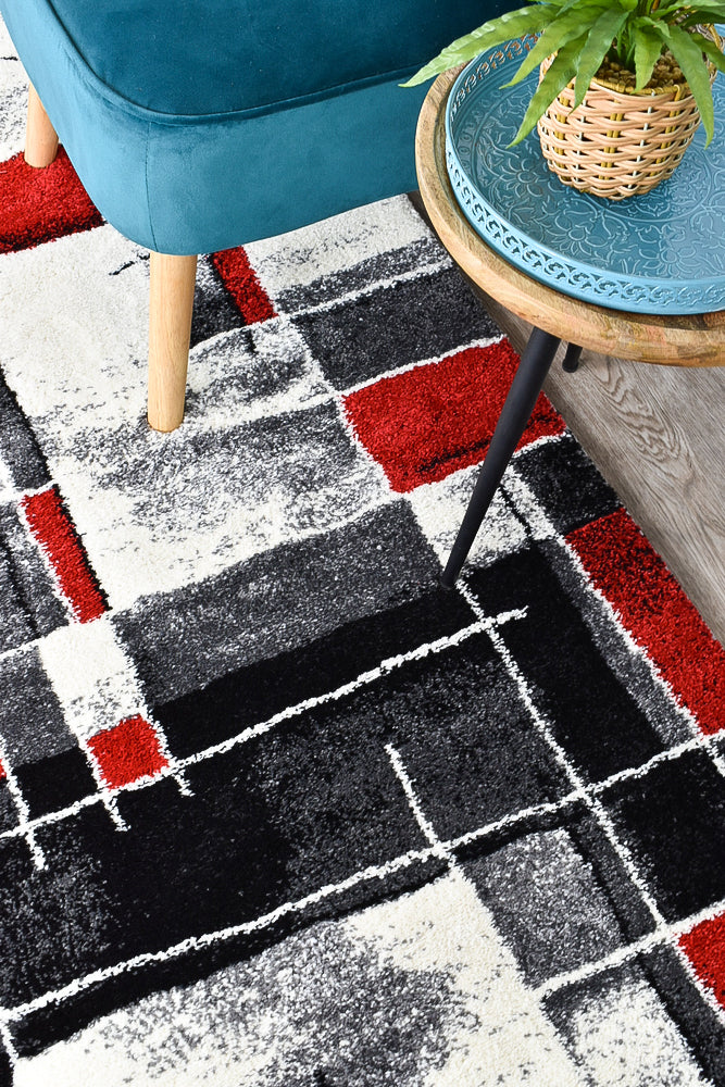 Dahlia 297 Dark Grey Red Runner