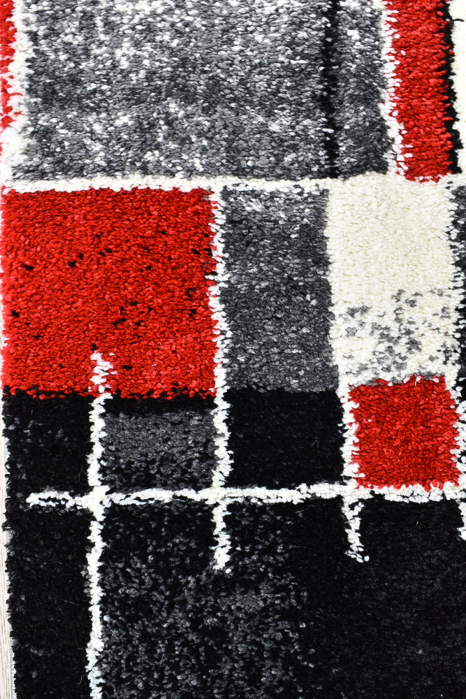 Dahlia 297 Dark Grey Red Runner