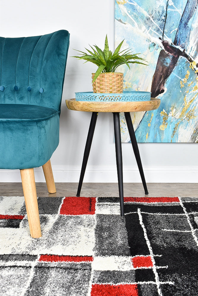 Dahlia 297 Dark Grey Red Runner