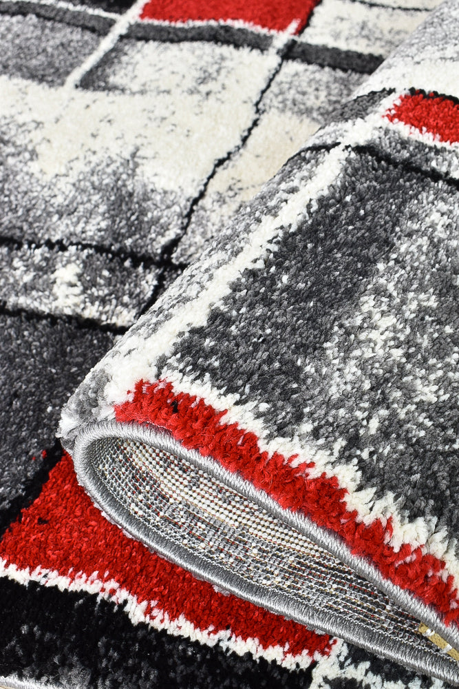 Dahlia 297 Dark Grey Red Runner