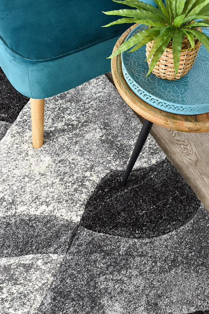 Dahlia 298 Dark Grey Light Grey Rug