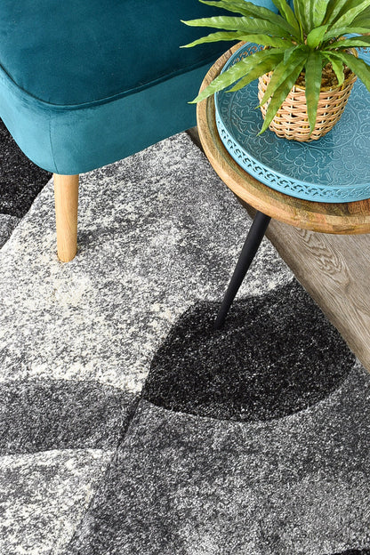Dahlia 298 Dark Grey Light Grey Rug