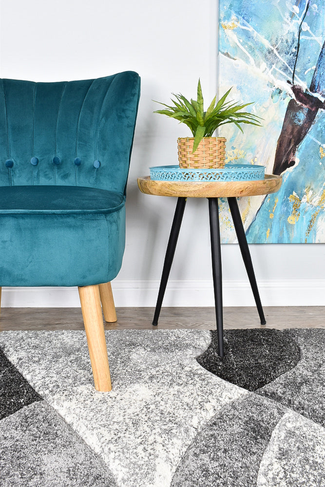 Dahlia 298 Dark Grey Light Grey Rug