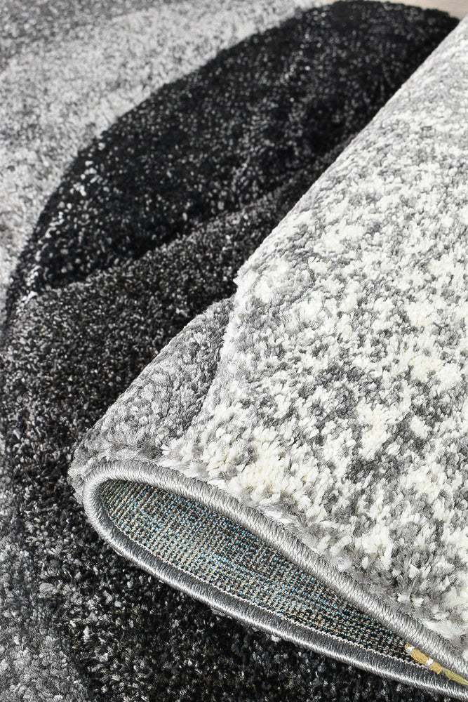 Dahlia 298 Dark Grey Light Grey Runner