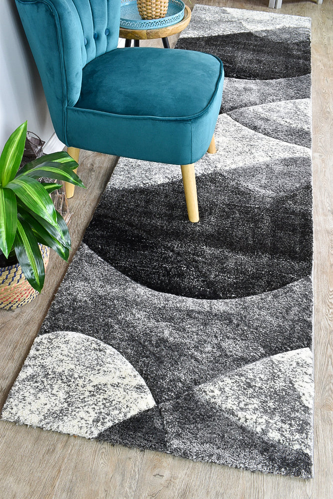 Dahlia 298 Dark Grey Light Grey Rug