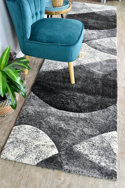 Dahlia 298 Dark Grey Light Grey Rug
