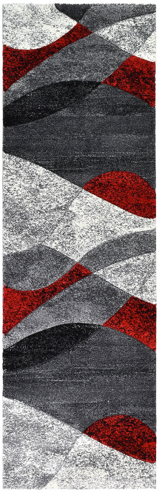 Dahlia 298 Dark Grey Red Runner