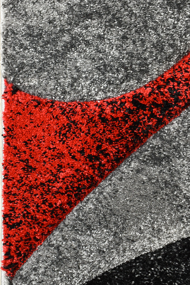 Dahlia 298 Dark Grey Red Runner