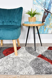 Dahlia 298 Dark Grey Red Runner