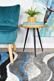 Dahlia 300 Light Grey Blue Runner