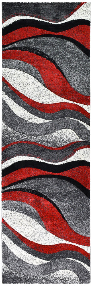 Dahlia 300 Light Grey Red Runner