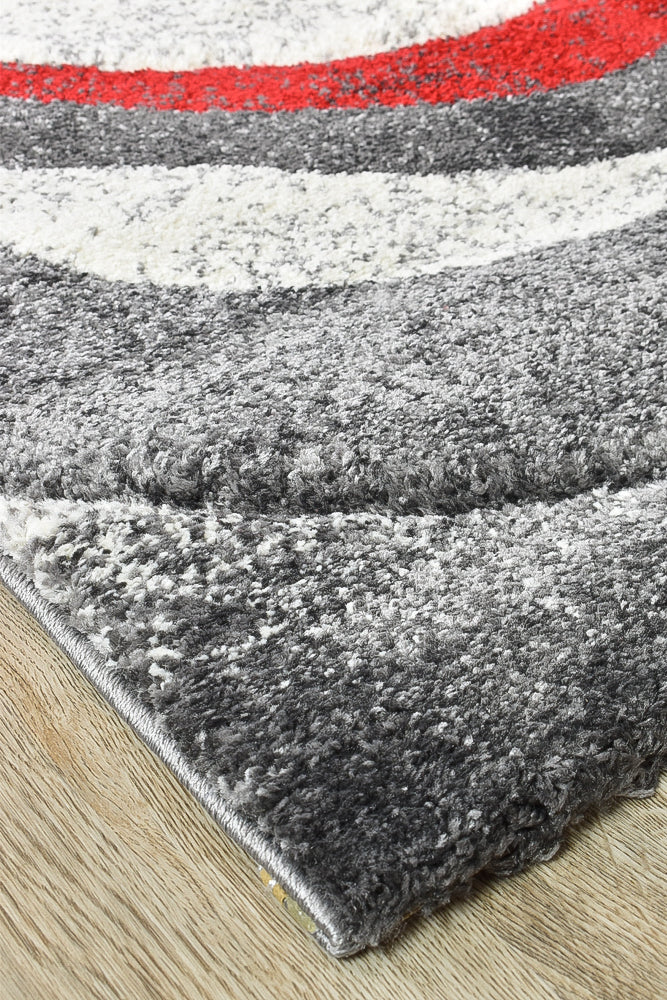 Dahlia 300 Light Grey Red Runner