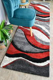Dahlia 300 Light Grey Red Runner