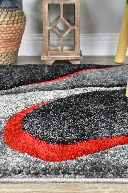 Dahlia 37 Dark Grey Red Runner