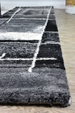 Dahlia 297 Dark Grey Black Rug